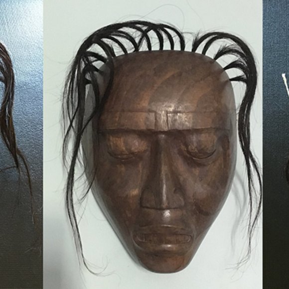 Hand Carved Wooden Mask from Bali - Picture 1 of 3